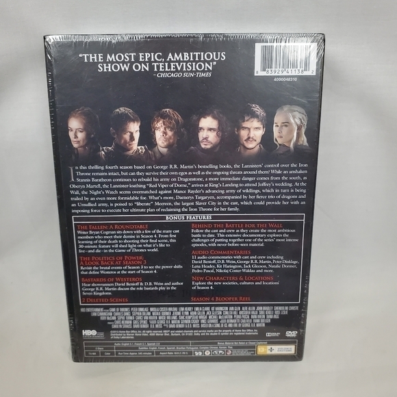 New Game of Thrones complete fourth season DVD set - Picture 2 of 2